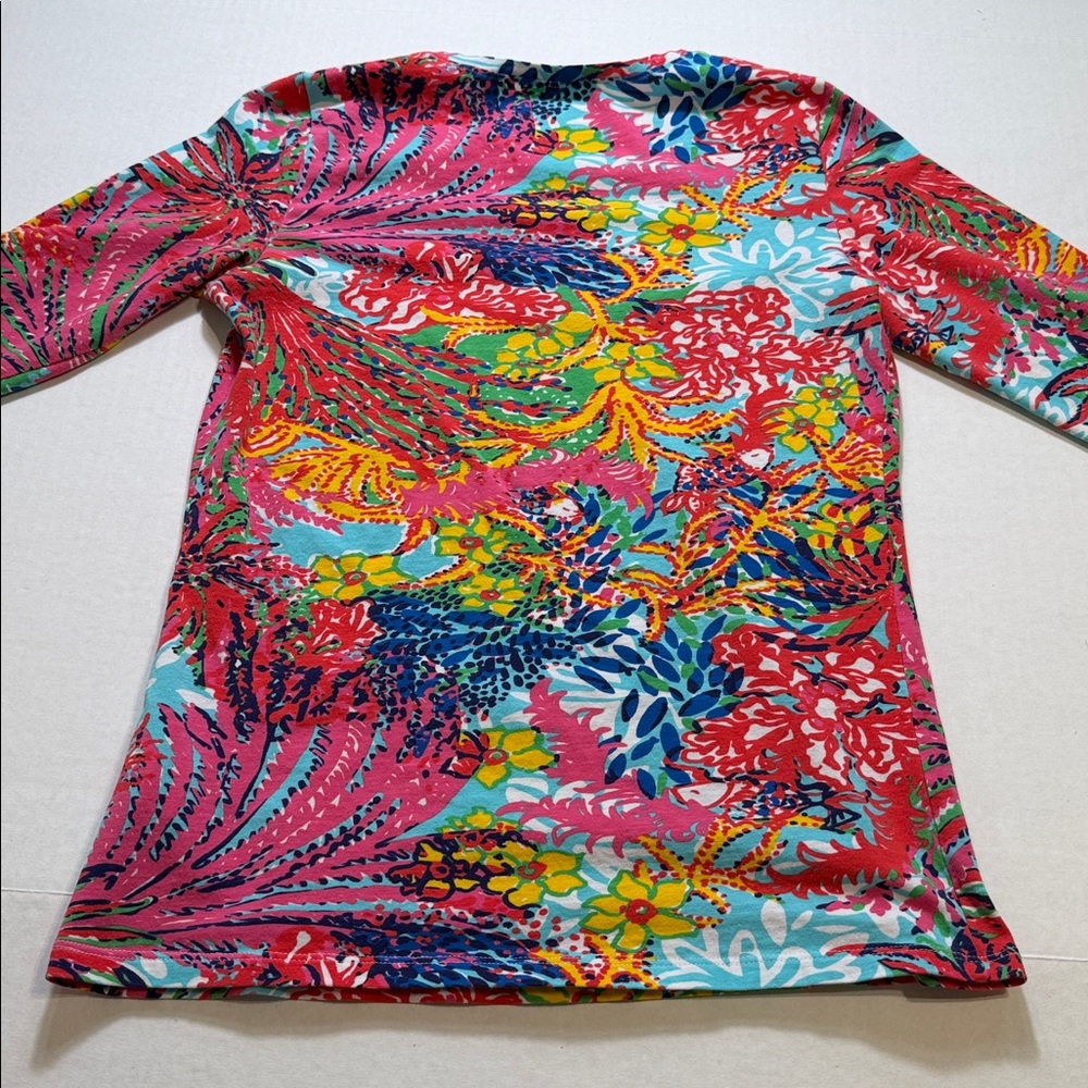 Lilly Pulitzer Fishing For Compliments Long Sleeve Tee - Picture 7 of 7